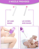 PropoDusche Corps en EVA transparent, design portable pour lavage sans fuite