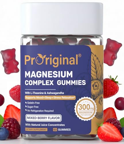 Proriginal Magnésium Gummies emballage élégant facilitant une routine détente.