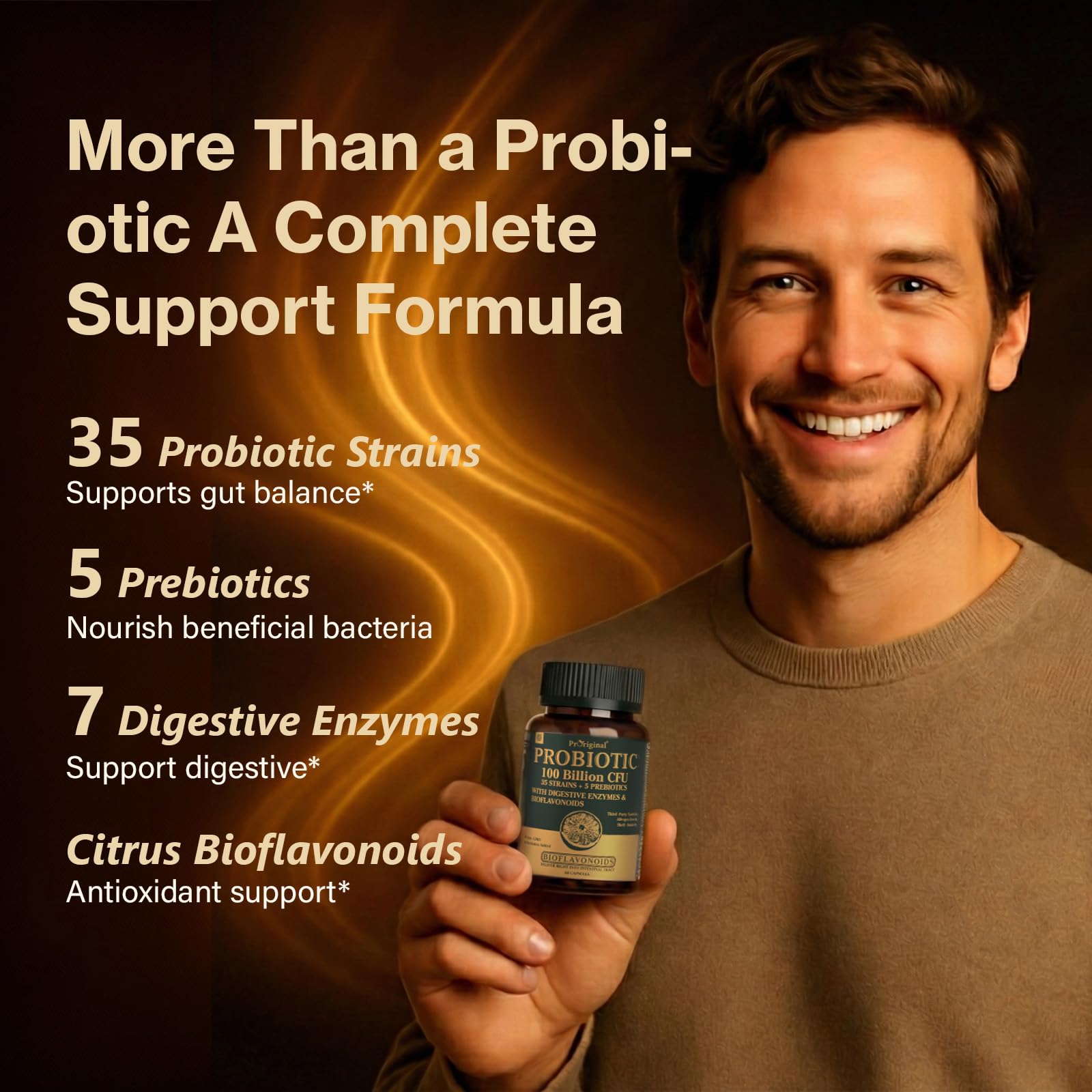 Utilisation quotidienne des probiotiques Proriginal, capsules faciles à intégrer
