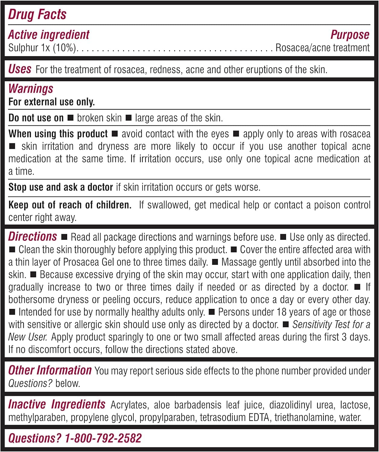 Prosacea application faciale rituel, routine quotidienne pour réduire rougeurs et irritations
