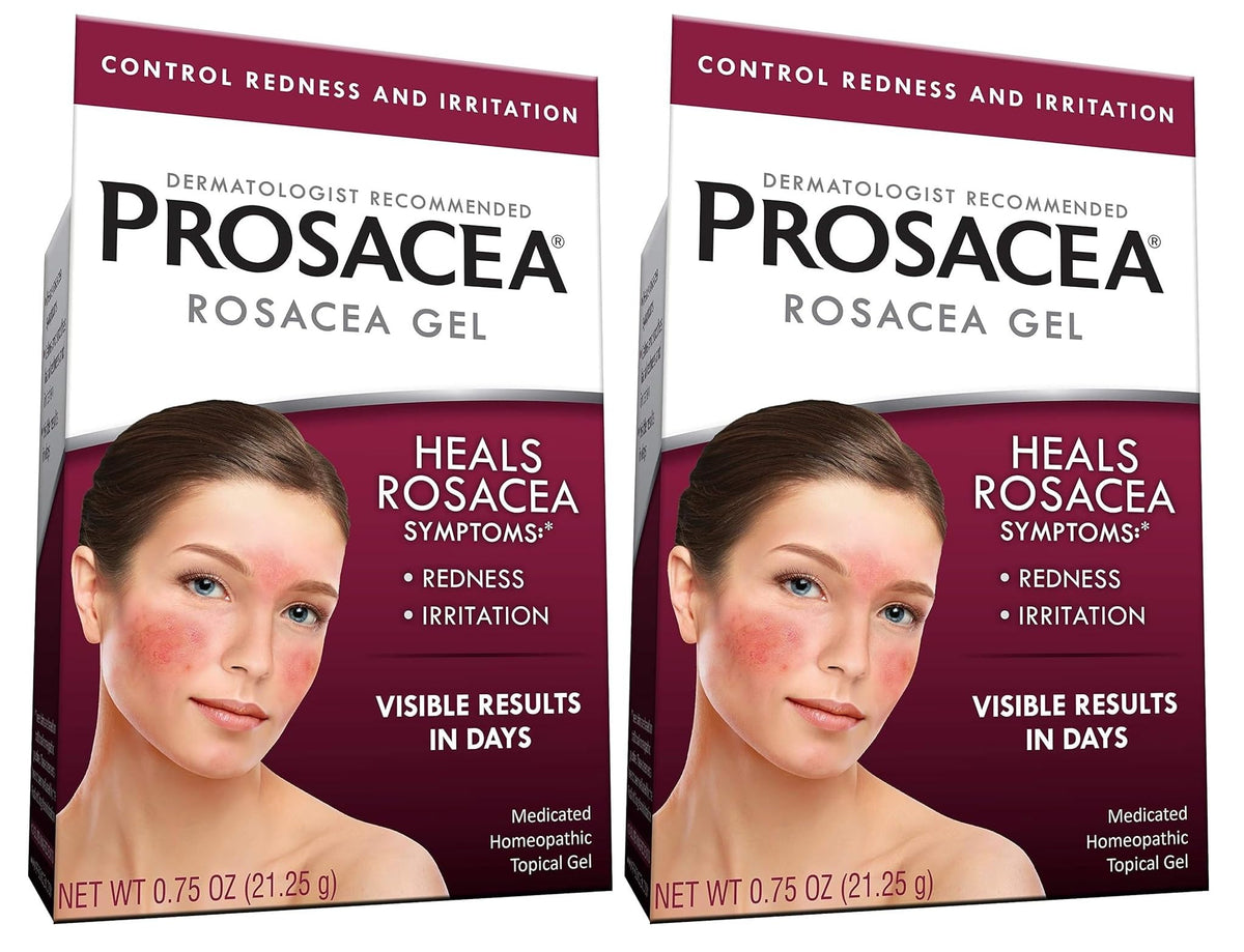 Prosacea gel soin rosacée, apaise les rougeurs et irritations du visage avec absorption rapide