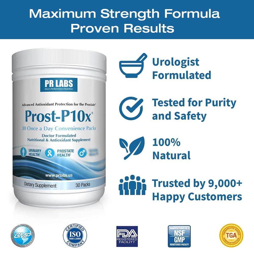 Extrait Saw Palmetto Prost-P10x, vue du flacon et potentiel soutien urinaire.