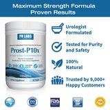 Extrait Saw Palmetto Prost-P10x, vue du flacon et potentiel soutien urinaire.