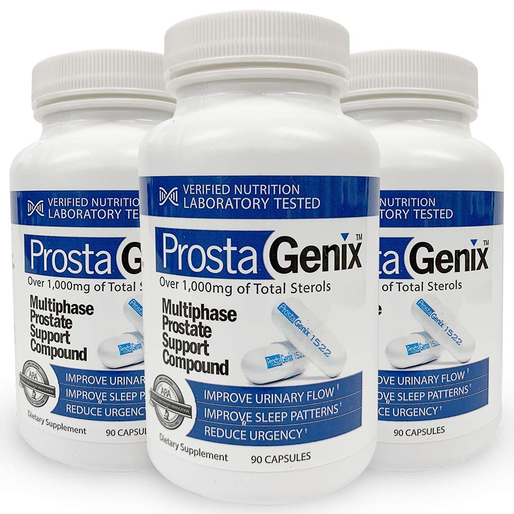 ProstaGenix : bouteille multiphases pour un soutien potentiel au quotidien.