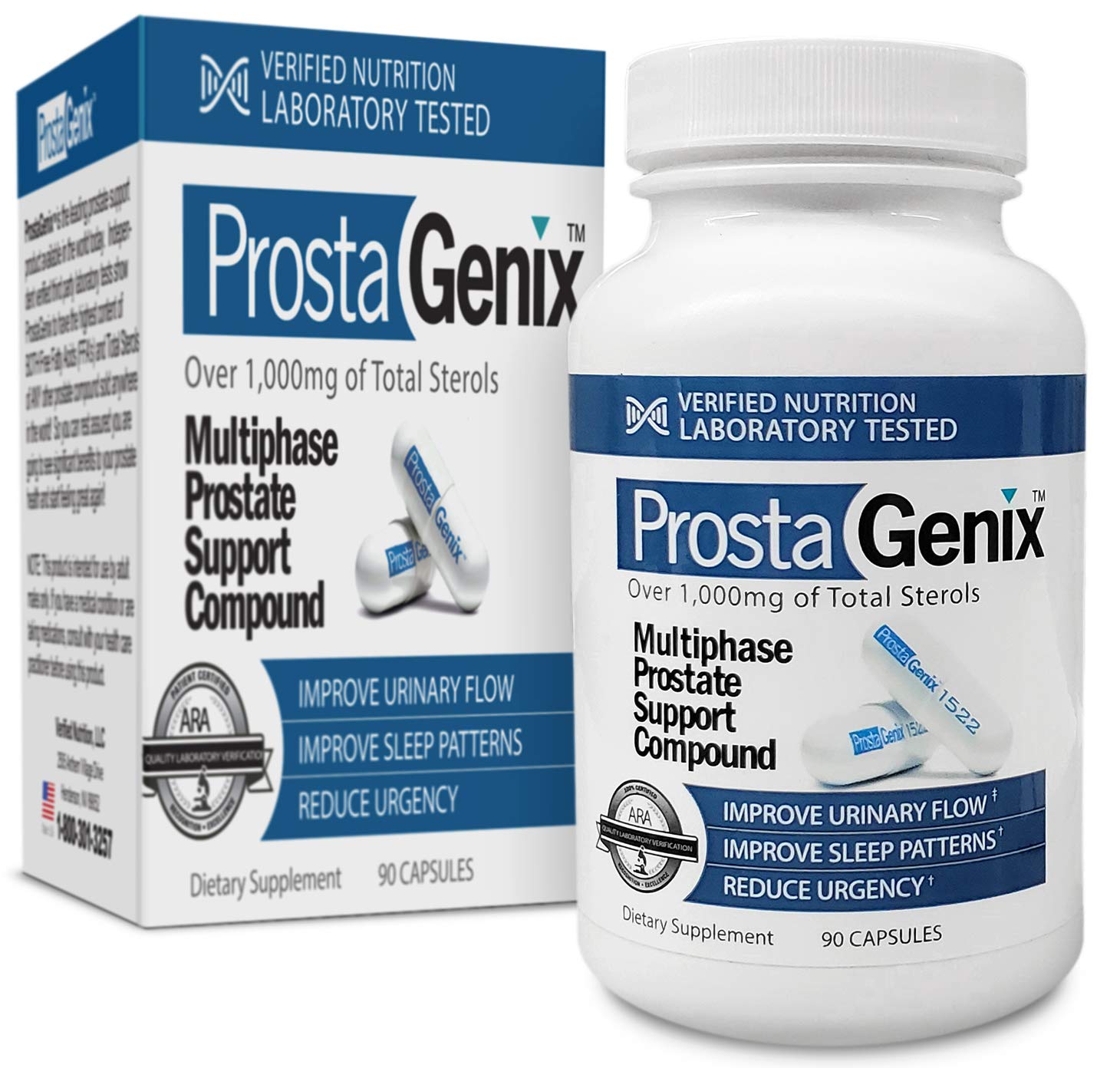 ProstaGenix — bouteille Prostate Multiphase pour un confort urinaire quotidien.