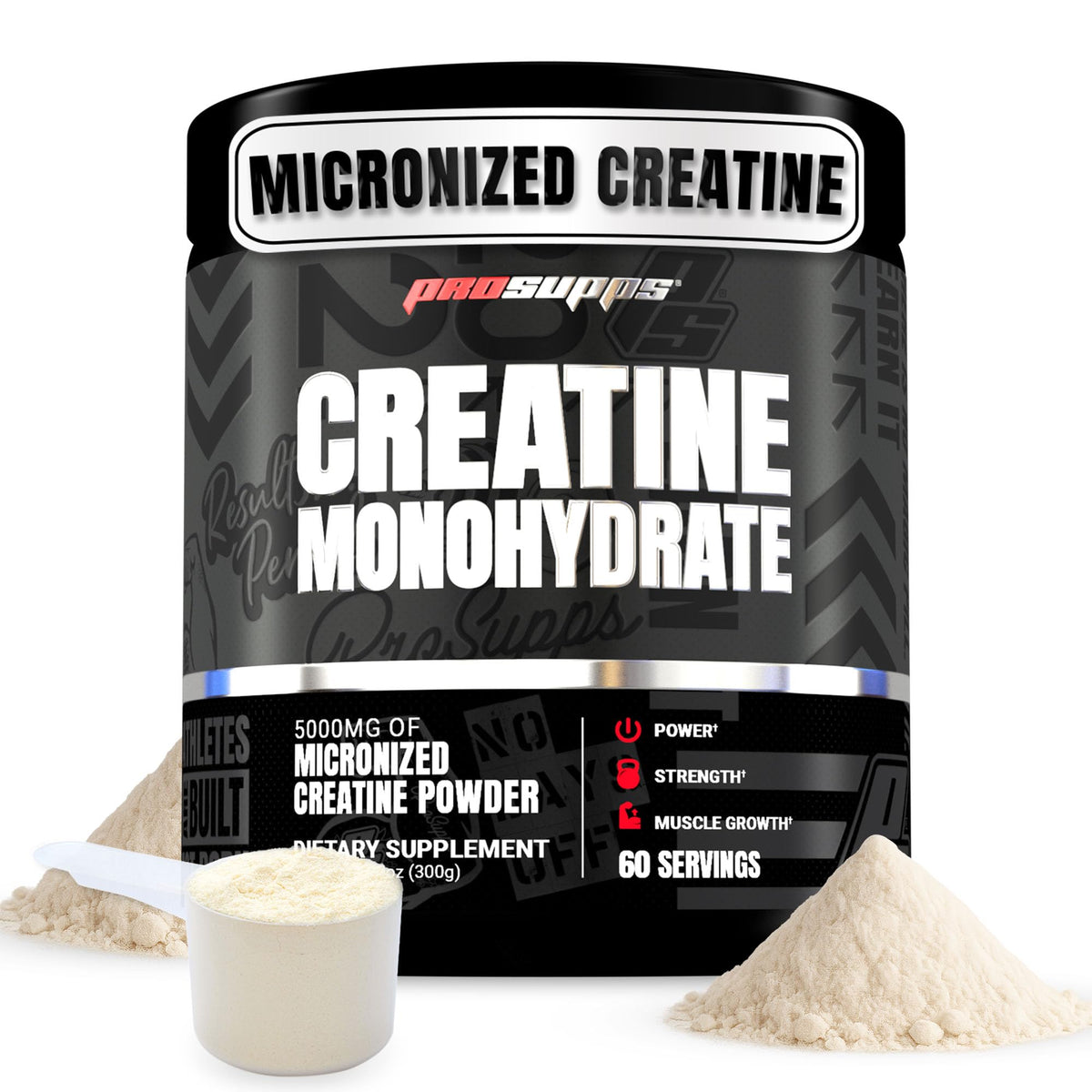 Prosupps Créatine Monohydrate, conteneur pratique pour les sessions d’entraînement.