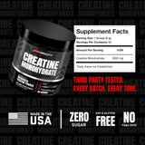 Prosupps Créatine Monohydrate, idéale avant l’entraînement pour booster l’énergie.