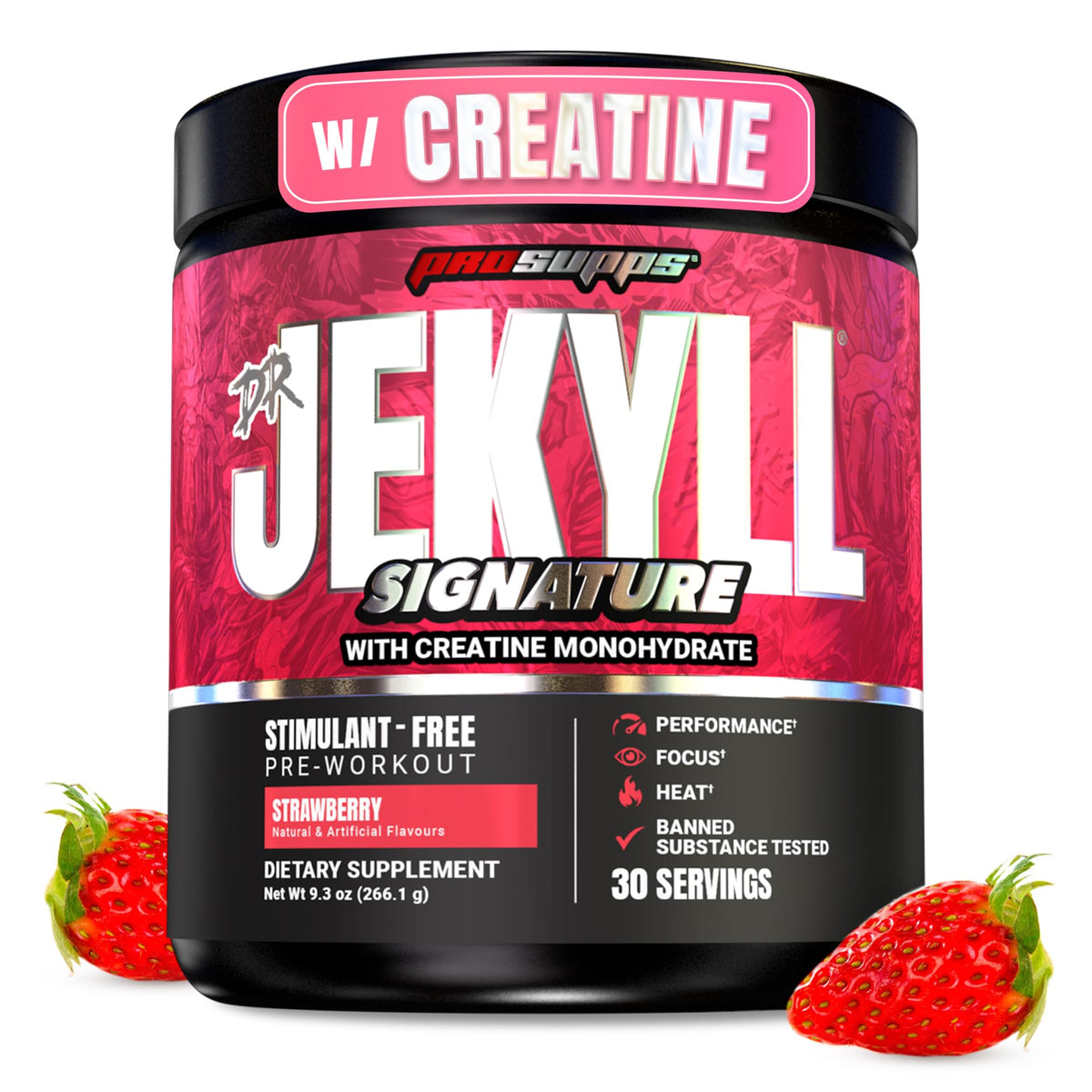 PROSUPPS Dr Jekyll Signature V2 — poudre pré-entraînement prête à mélanger pour concentration.