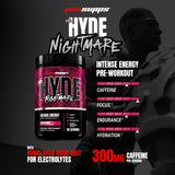 PROSUPPS Mr. Hyde Nightmare caféine élevée pour démarrage rapide.