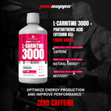 PROSUPPS L-Carnitine 3000 étiquette claire et lisible du produit
