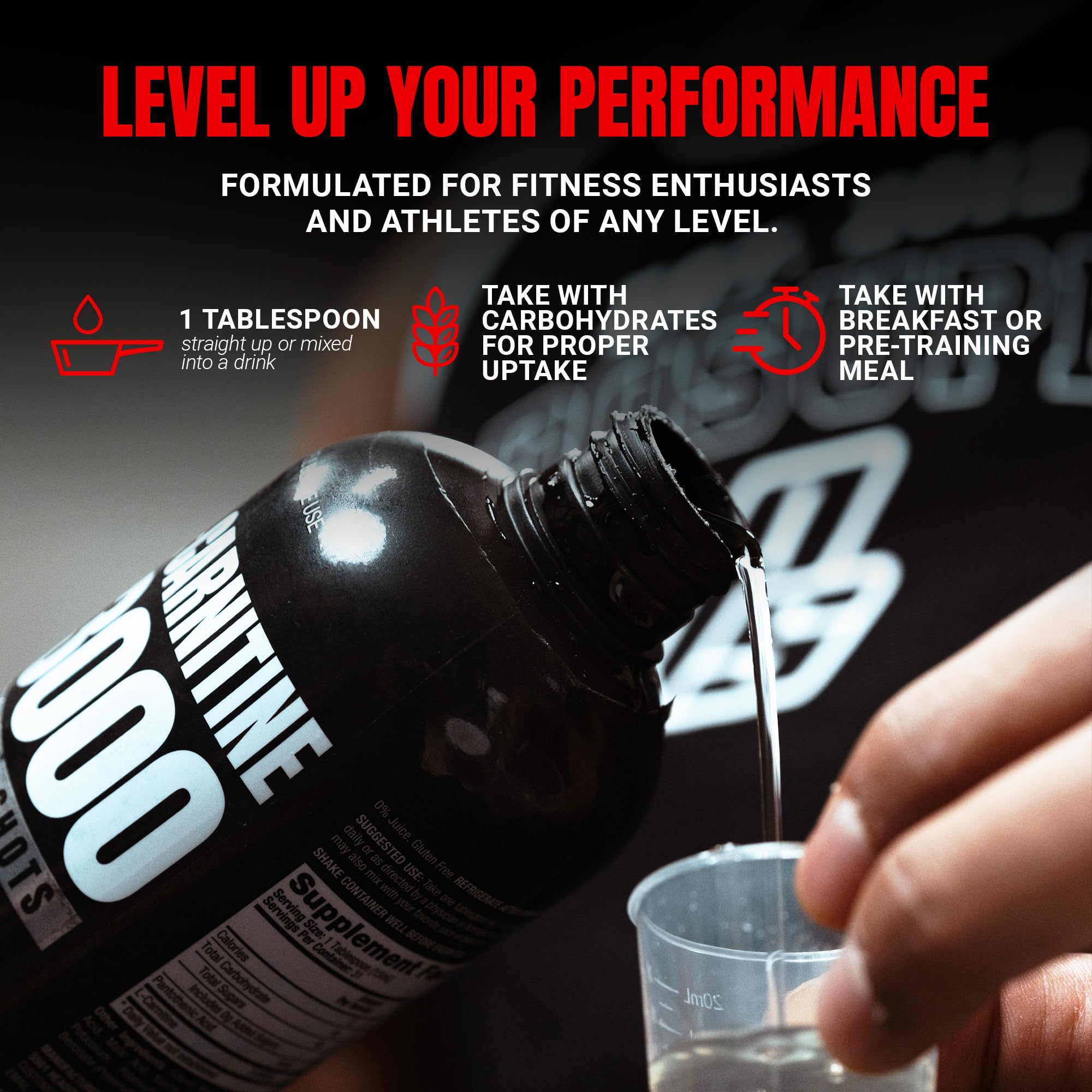 PROSUPPS L-Carnitine Liquide 3000 – Sans-sucre: option légère pour les routines quotidiennes.