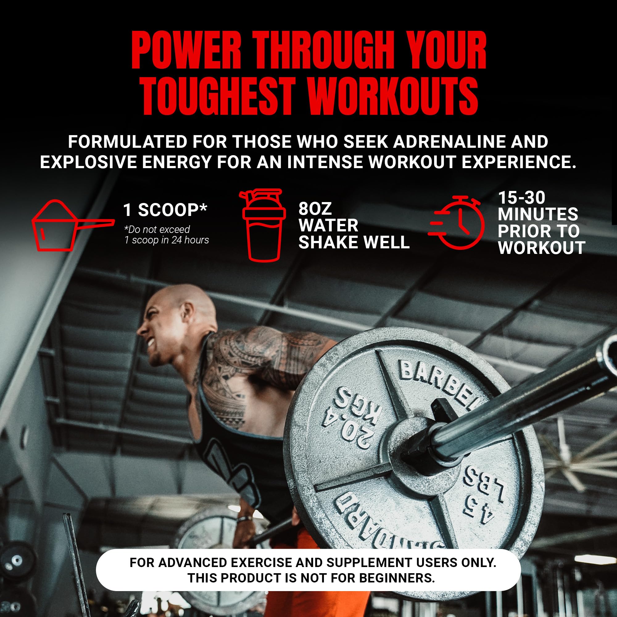 PROSUPPS Mr. HYDE Extreme - dose précise pour contrôler votre consommation.