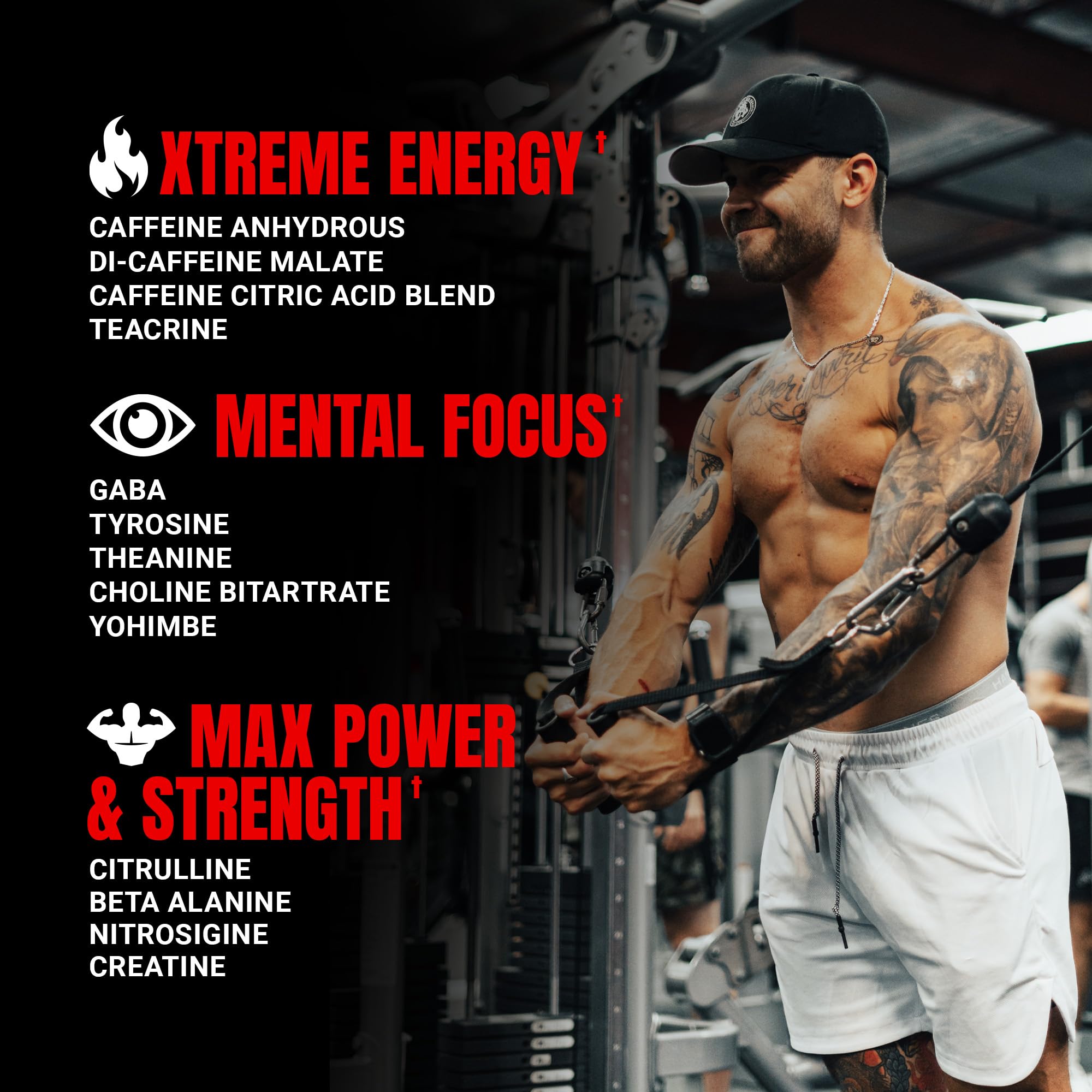 PROSUPPS Mr. HYDE Extreme - étiquette claire du flacon pour une utilisation sûre.