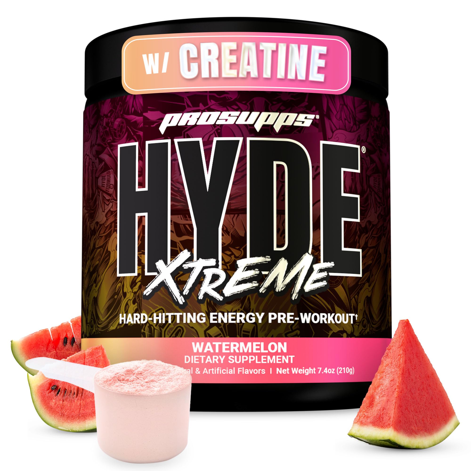 PROSUPPS Mr. HYDE Extreme - poudre pré-entraînement pour énergie intense et concentration.