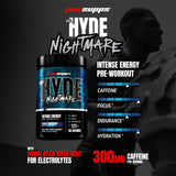 PROSUPPS Mr Hyde Nightmare — doseur scoop facilitant la mesure avant l'entraînement.
