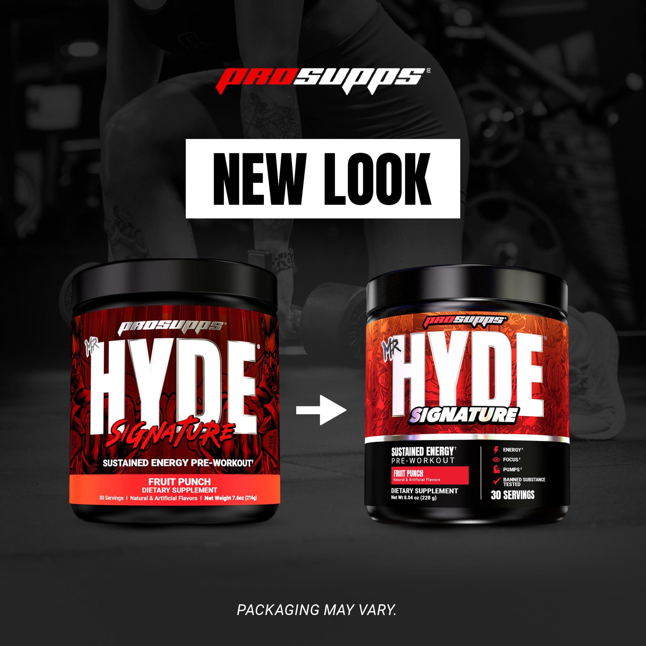 PROSUPPS Mr. HYDE Signature association Jekyll et Hyde pour énergie et concentration.