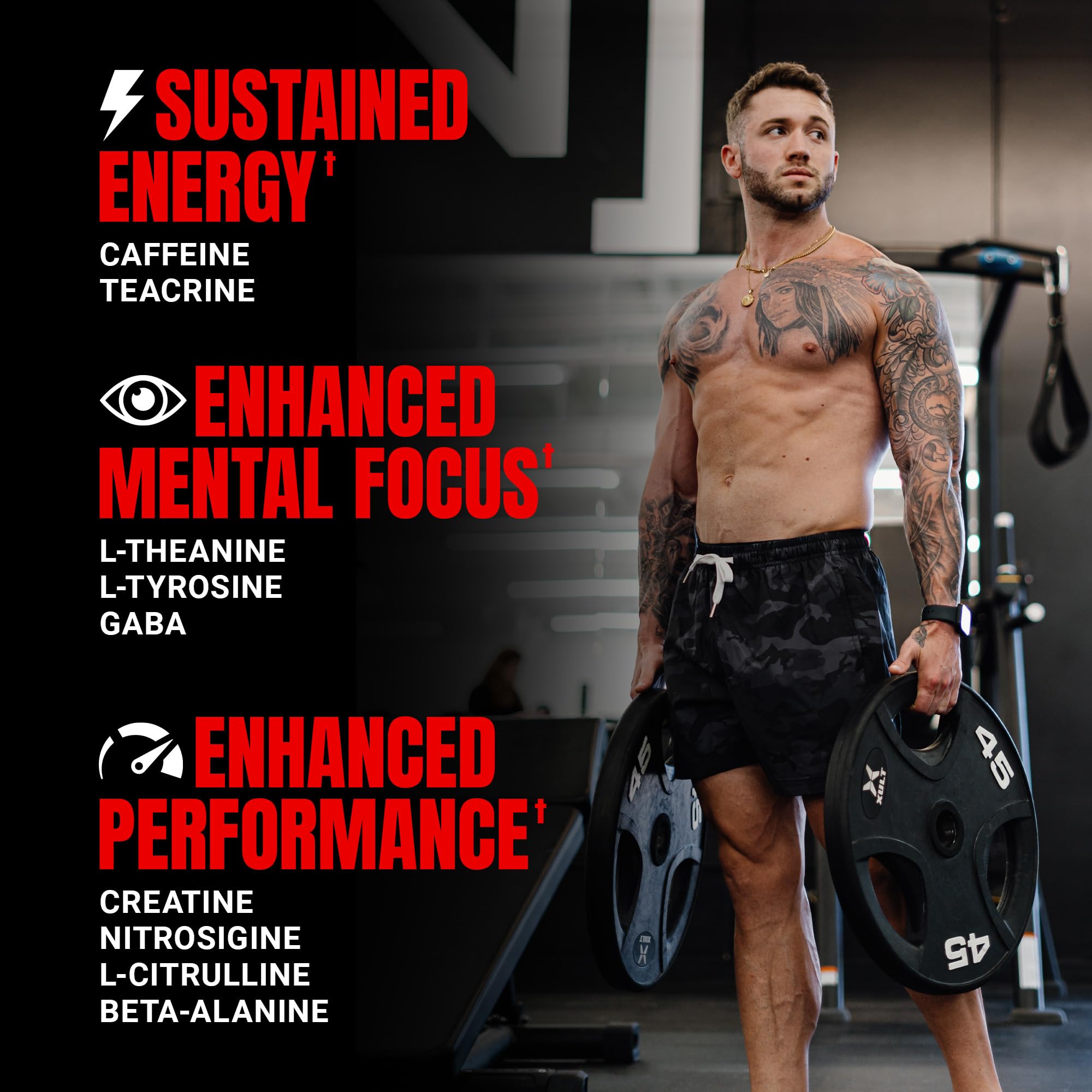 PROSUPPS Mr. Hyde Signature énergie et concentration pour entraînement intense.