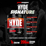 PROSUPPS Mr. HYDE Signature flacon pré-entraînement — praticité et dosage facile.