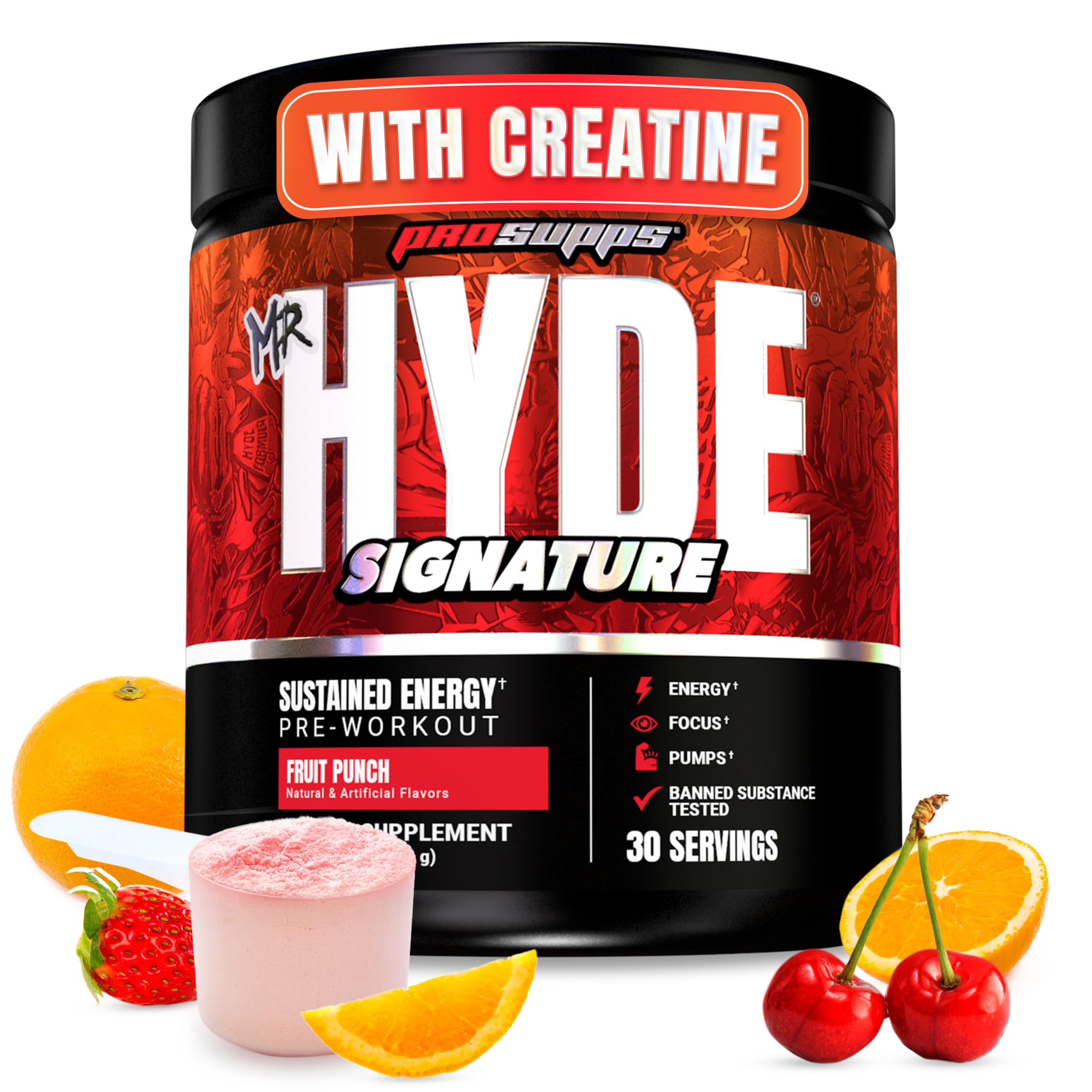 PROSUPPS Mr. HYDE Signature poudre pré-entraînement — énergie et concentration optimisées.