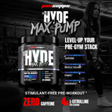 Scoop PROSUPPS Max Pump montrant la dose prête à être mélangée.