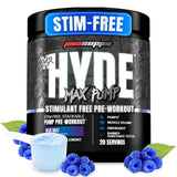 PROSUPPS Mr Hyde Max Pump, poudre bleu razz prête à booster les pompes sans caféine.