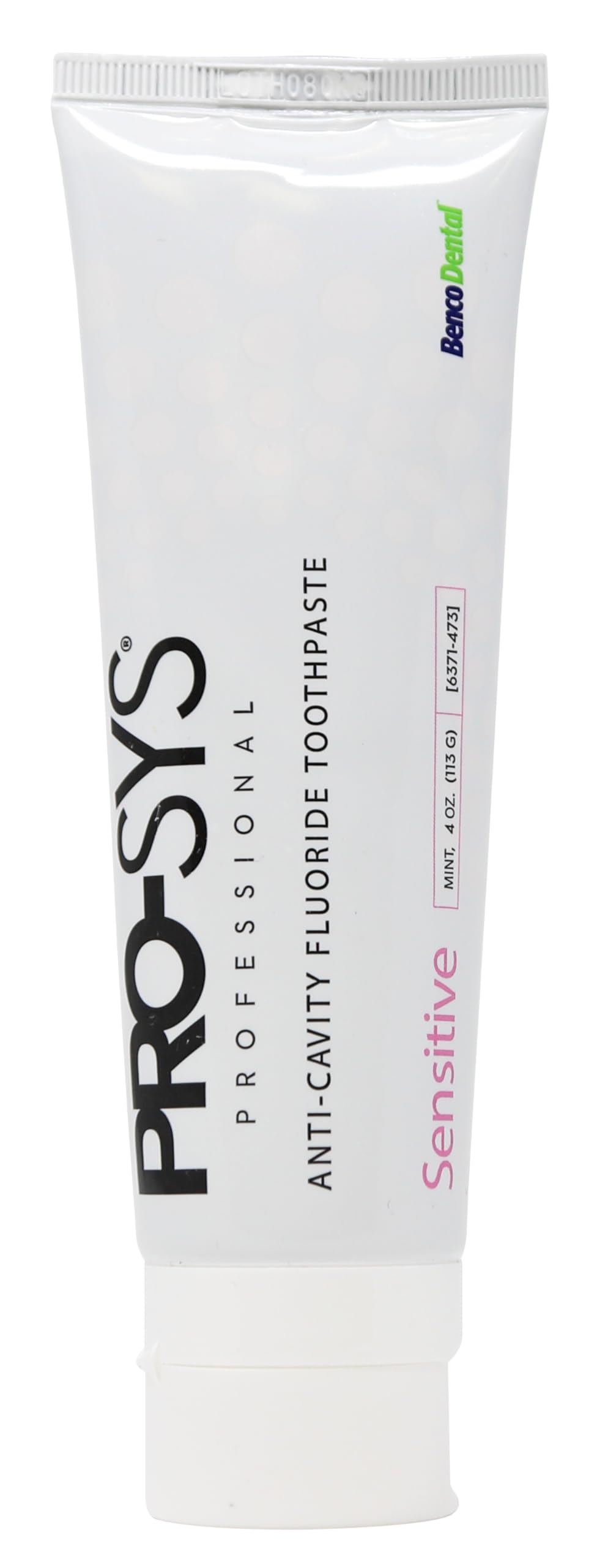 PRO-SYS Dentifrice sensible – application douce pour dents sensibles et émail renforcé.