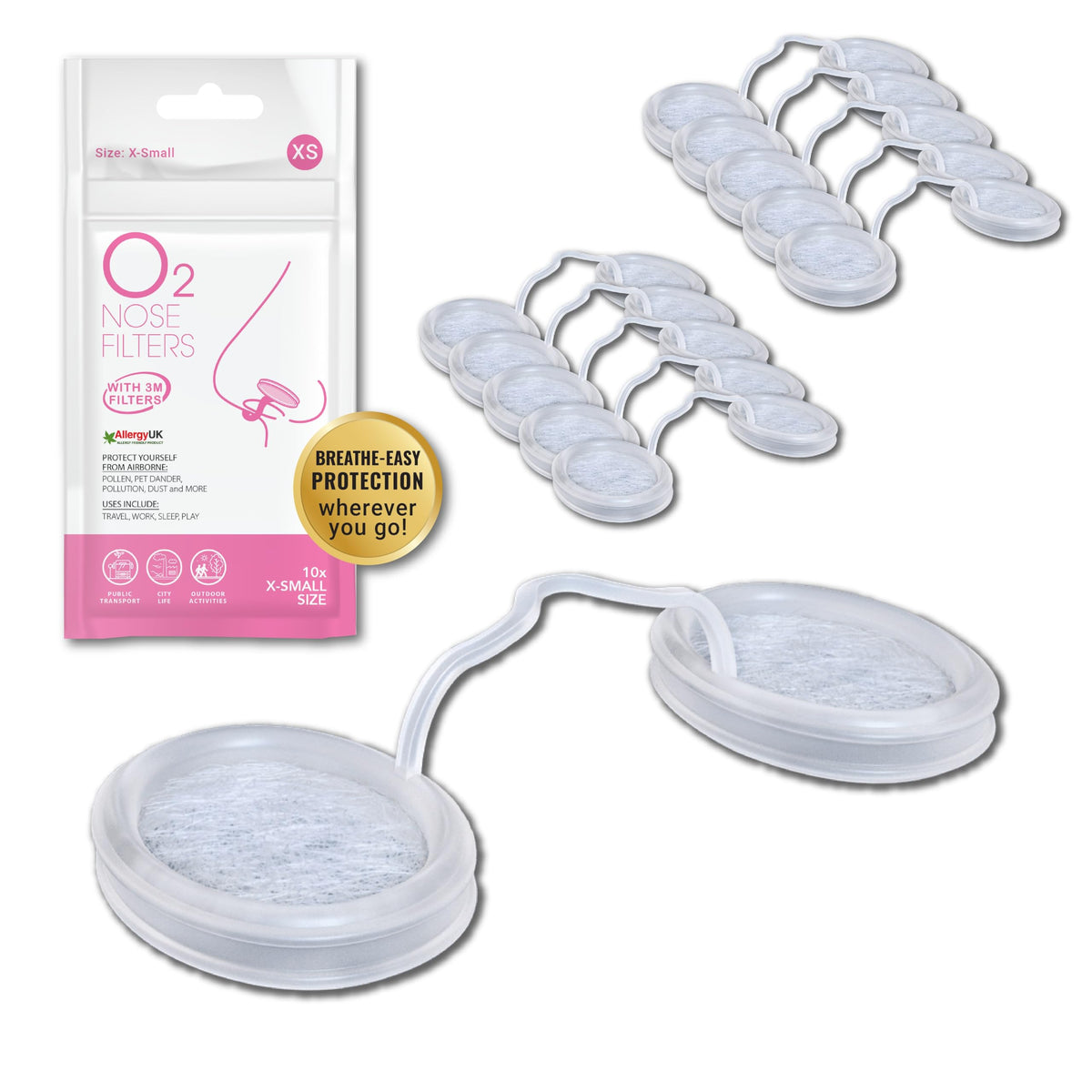 Protego O2 avec filtre nasal 3M pour une filtration avancée offrant un air plus pur.