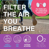 Protego O2 offrant une barrière contre allergènes comme pollen et poussière.