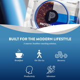Protein Puck dégustation telle quelle ou émiettée sur flocons d'avoine