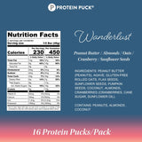 Protein Puck barre texture dense idéale pour un mini repas.