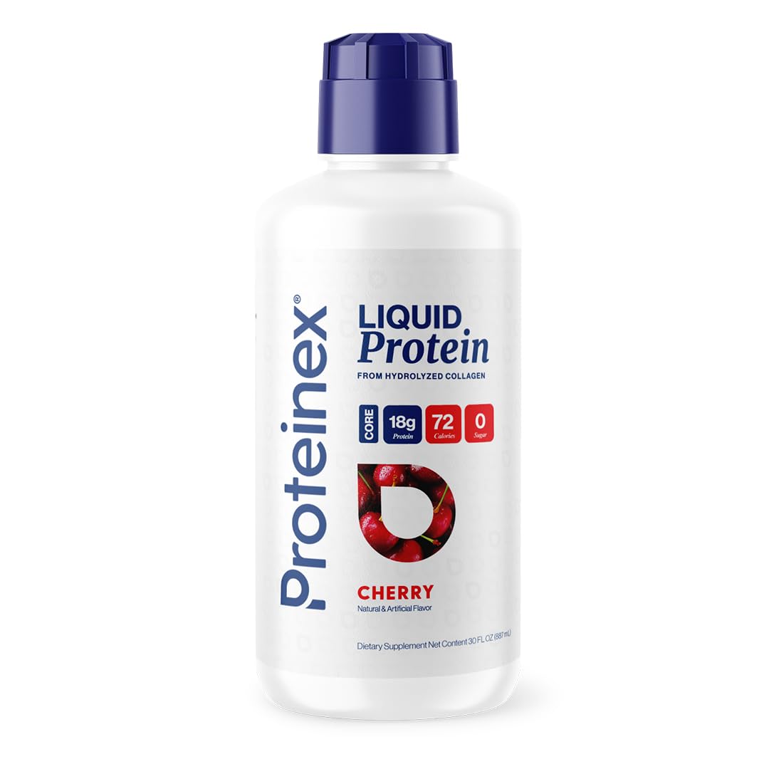 Proteinex Core – bouteille de protéine liquide saveur cerise prête à l'emploi