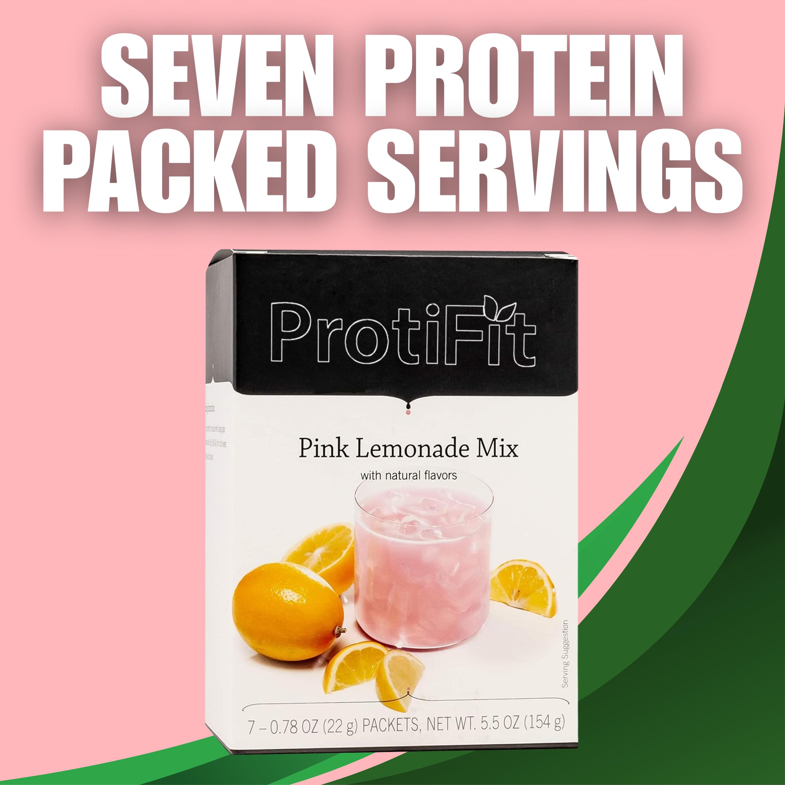 Shake ProtiFit Pink Lemonade avec eau fraîche