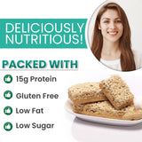 Barre ProtiWise 15g au goût Fluffy Nutter, sensation riche et agréable.