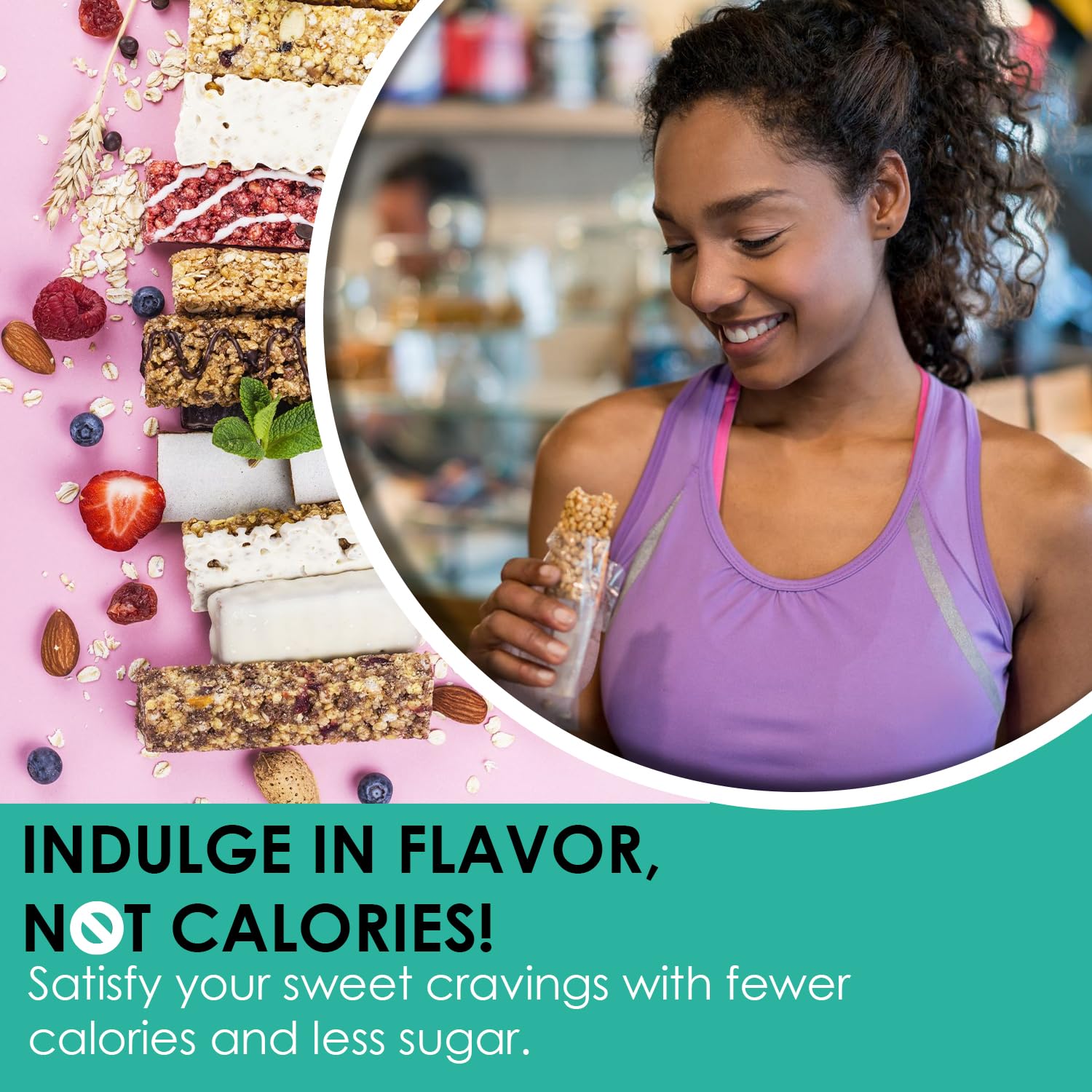 Barre sans gluten ProtiWise 15g, option adaptée au mode de vie sans gluten.