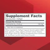 PROTOCOL FOR LIFE BALANCE CoQ10 bouteille ouverte montrant les gélules