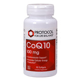PROTOCOL FOR LIFE BALANCE CoQ10 bouteille et dosage 100 mg pour énergie potentielle