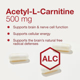 PROTOCOL FOR LIFE BALANCE Acetyl-L-Carnitine 500mg – close-up sur la gélule