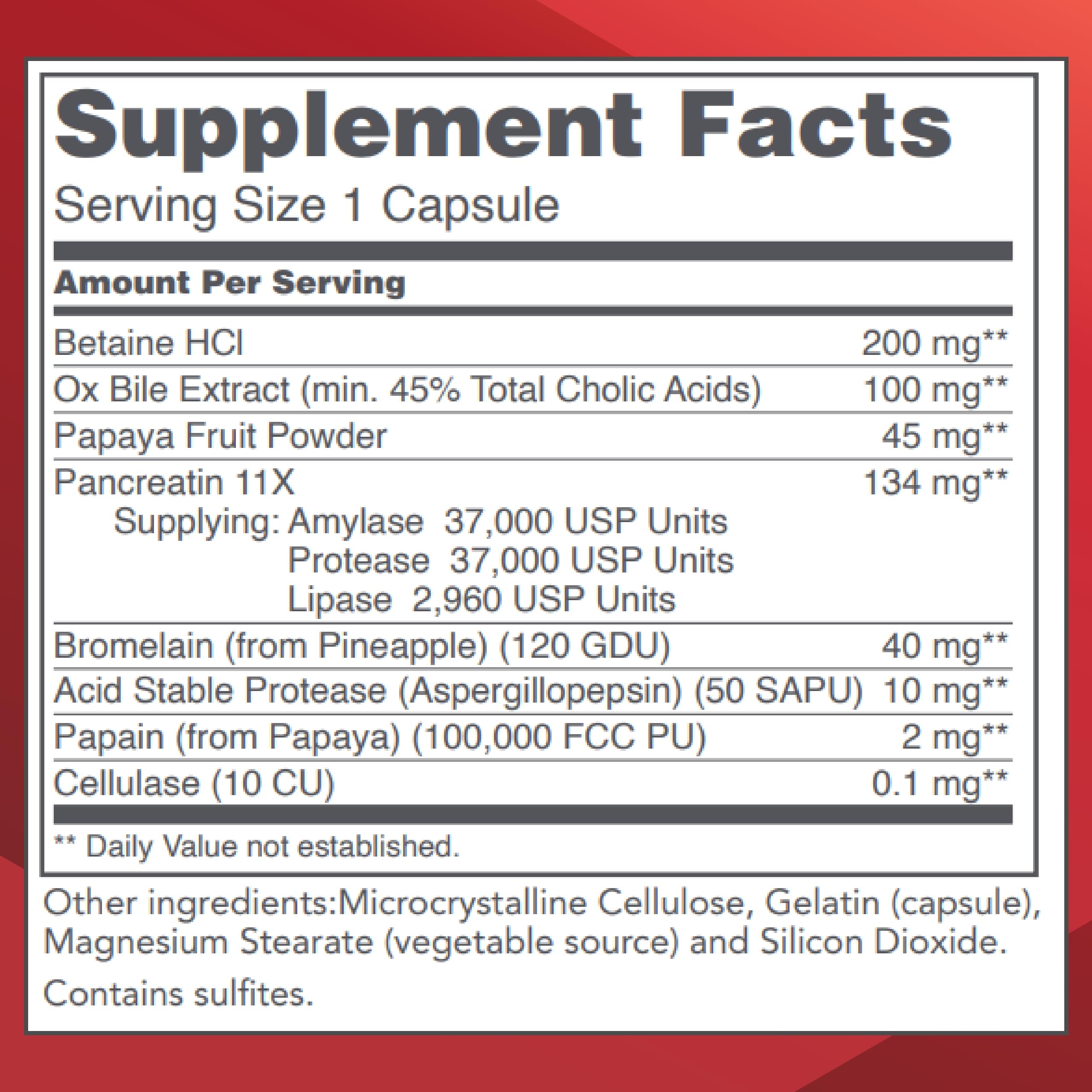 PROTOCOL FOR LIFE BALANCE Enzymes-HCl – estomac et initiation de la digestion grâce au Betaine HCl