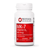 PROTOCOL FOR LIFE BALANCE MK7 160 mcg, bouteille visible, soutien potentiel à l’élasticité artérielle.