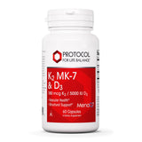 Protocol For Life Balance capsule visuelle montrant le complément K2 MK7 D3 pour les os