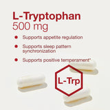 PROTOCOL FOR LIFE BALANCE capsules-l-tryptophane-500mg-vegetales, gélules faciles à avaler.