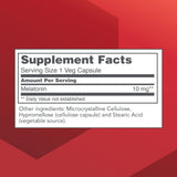 PROTOCOL FOR LIFE BALANCE Mélatonine 10 mg — capsules visibles, format pratique.