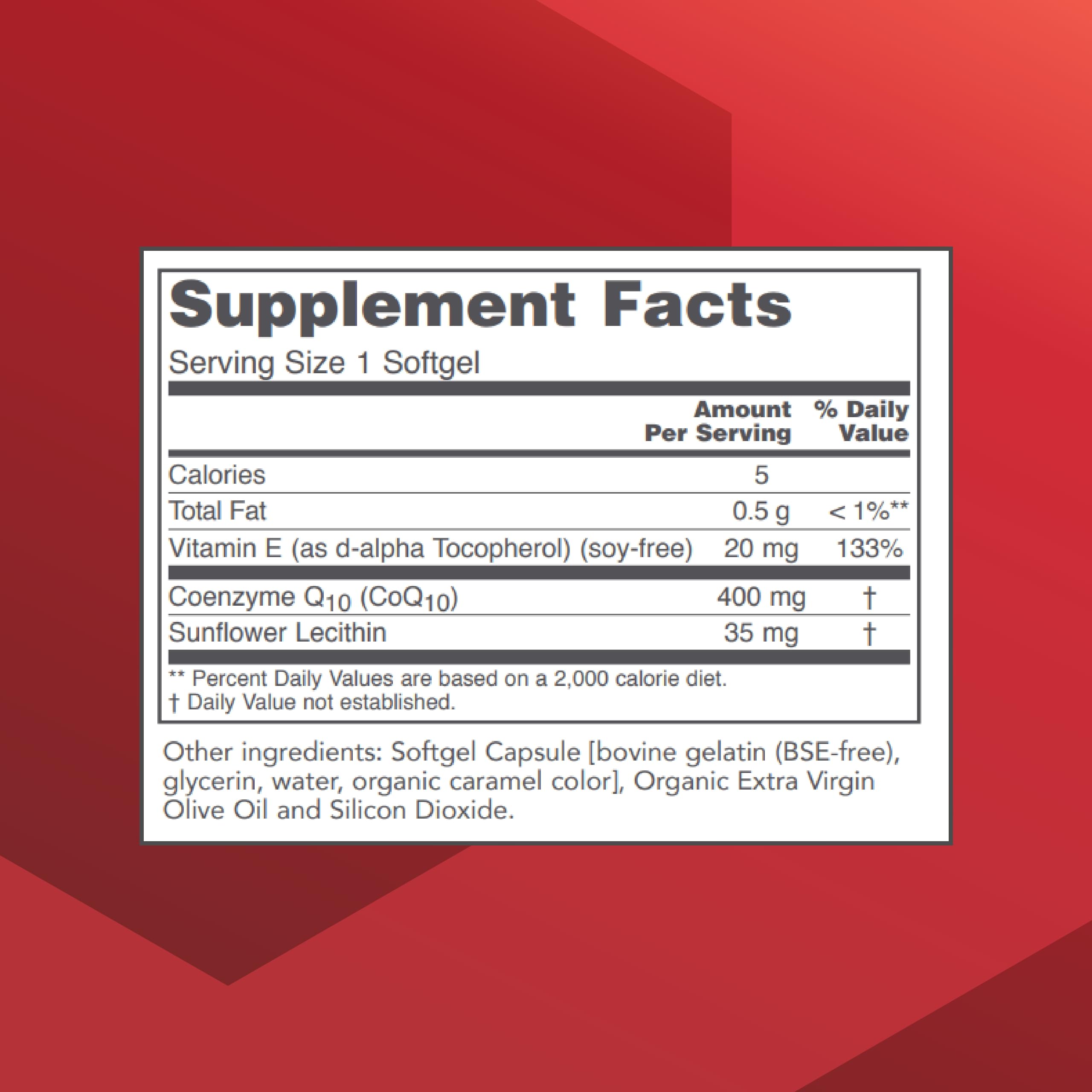 CoQ10 PROTOCOL FOR LIFE BALANCE - gélules molles fermées pour dosage stable.