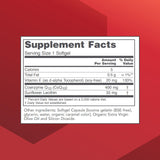 CoQ10 PROTOCOL FOR LIFE BALANCE - gélules molles fermées pour dosage stable.