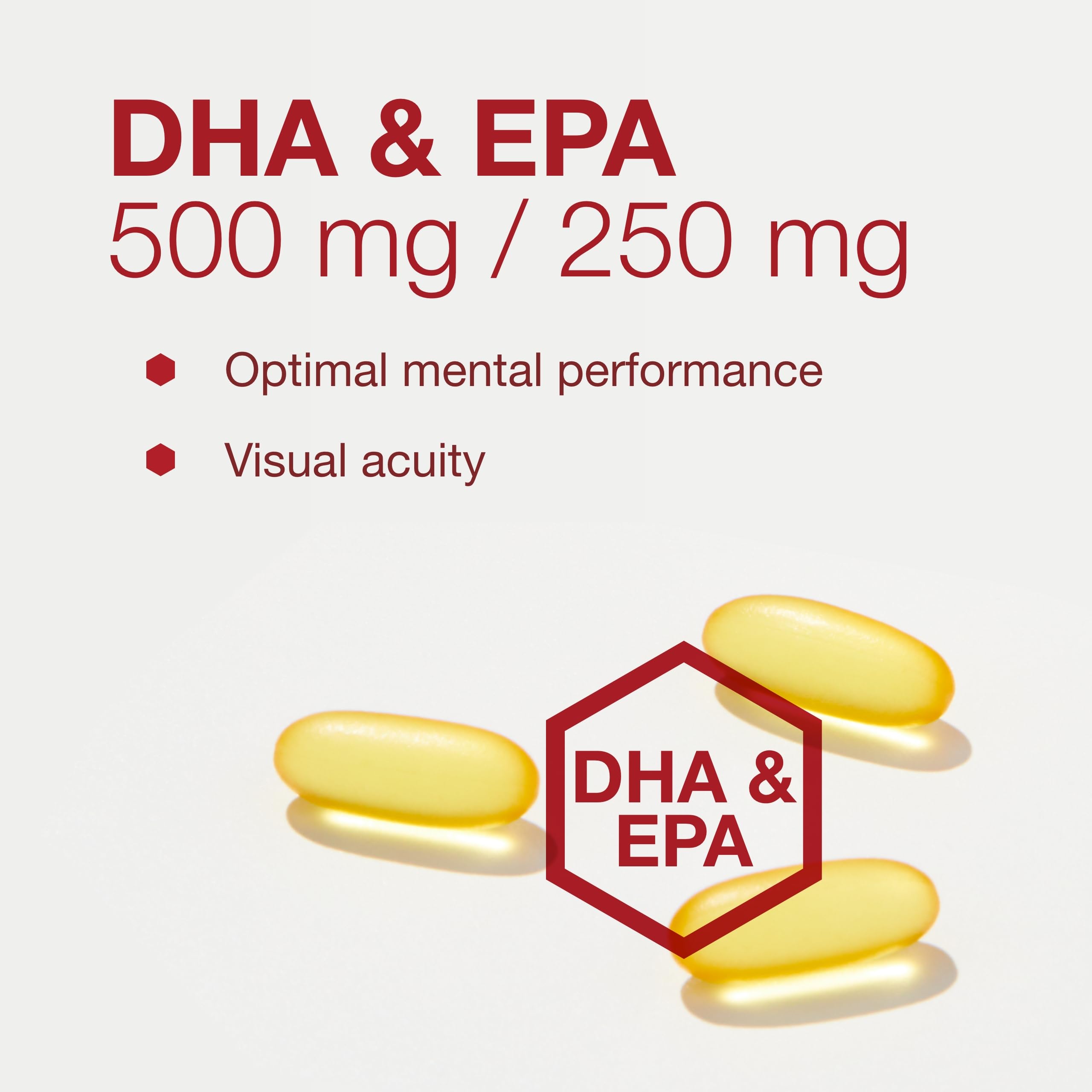 PROTOCOL FOR LIFE BALANCE DHA-500 sans gluten: convient à divers régimes