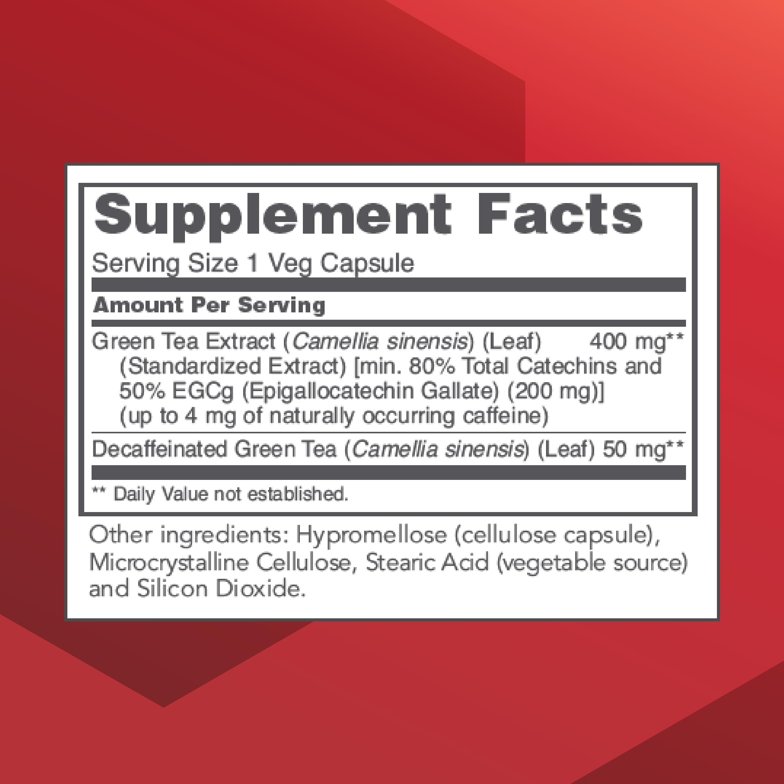 EGCg 200 mg – équivalent thé vert 2-3 tasses en gelule
