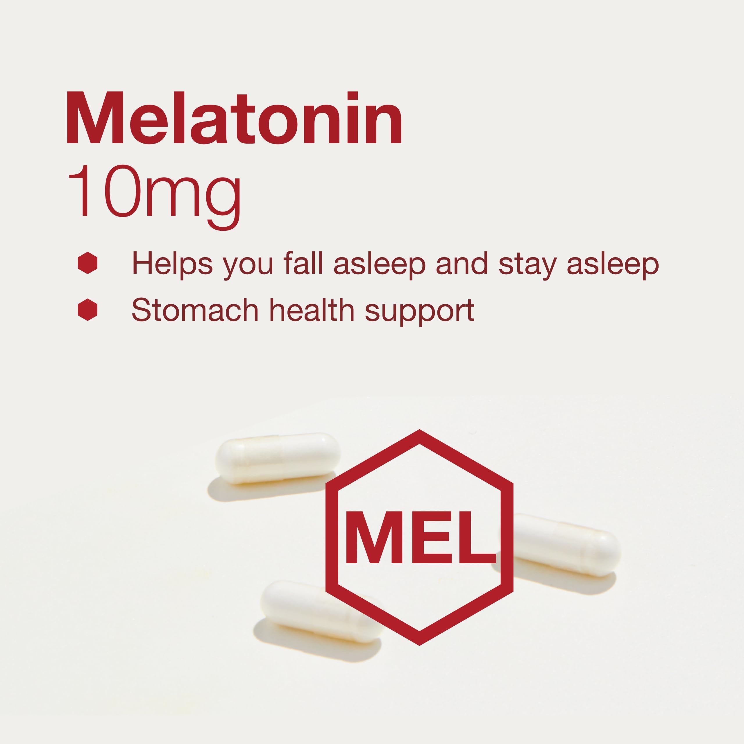 Emballage PROTOCOL FOR LIFE BALANCE Mélatonine, informations produit claires.