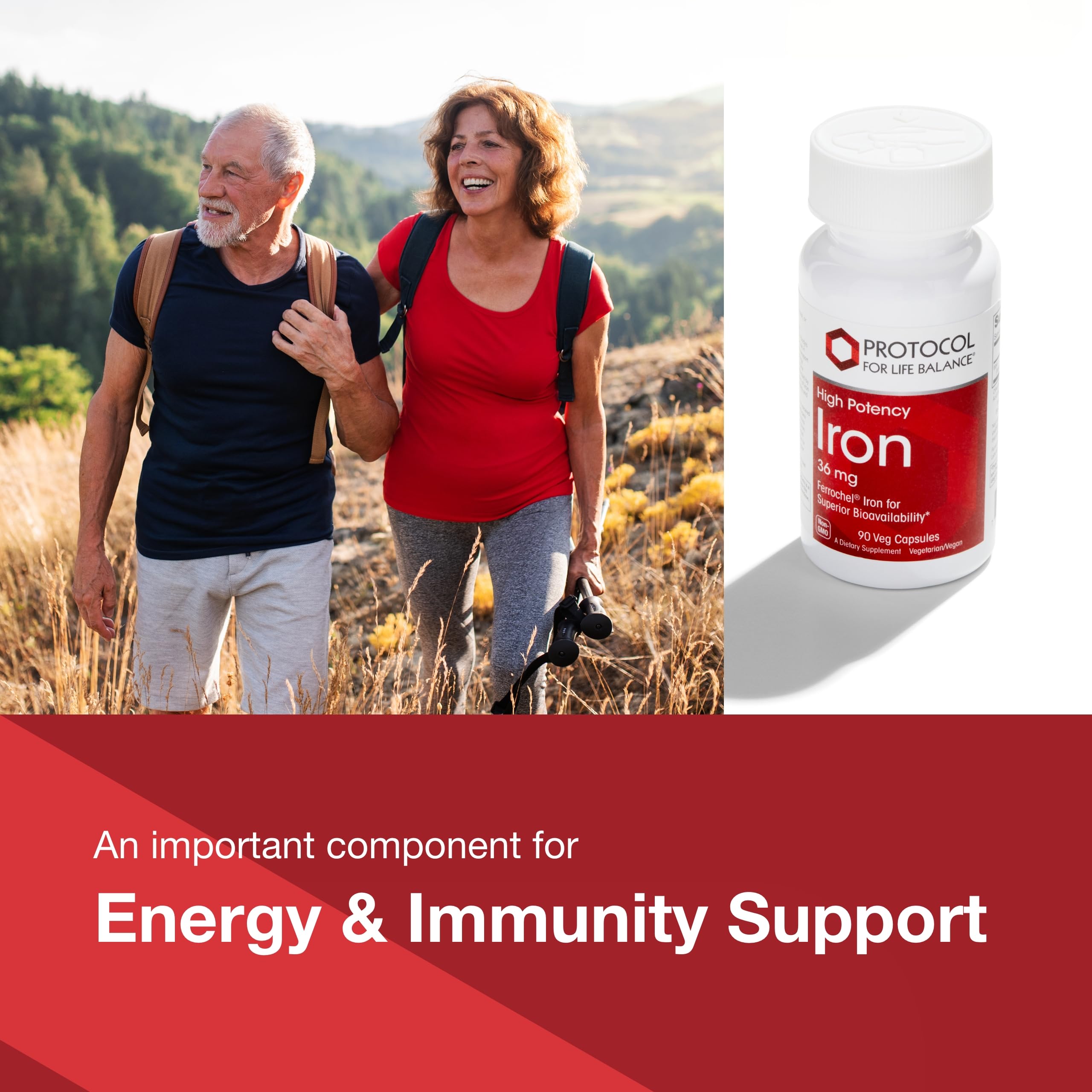 PROTOCOL FOR LIFE BALANCE Energie mitochondries fer bisglycinate absorption potentielle