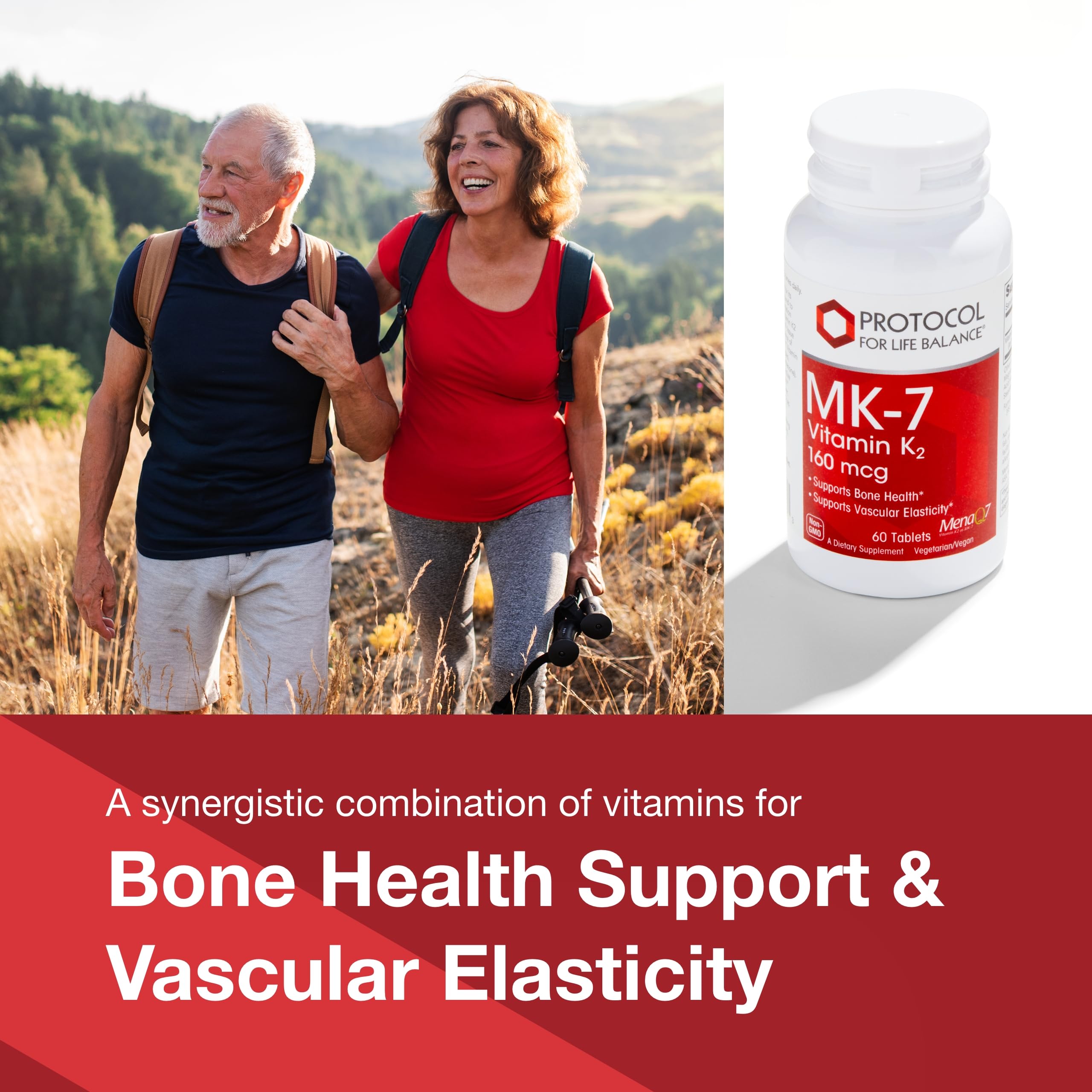 PROTOCOL FOR LIFE BALANCE – étiquette-produit claire, informations utiles sur la K2 MK7.