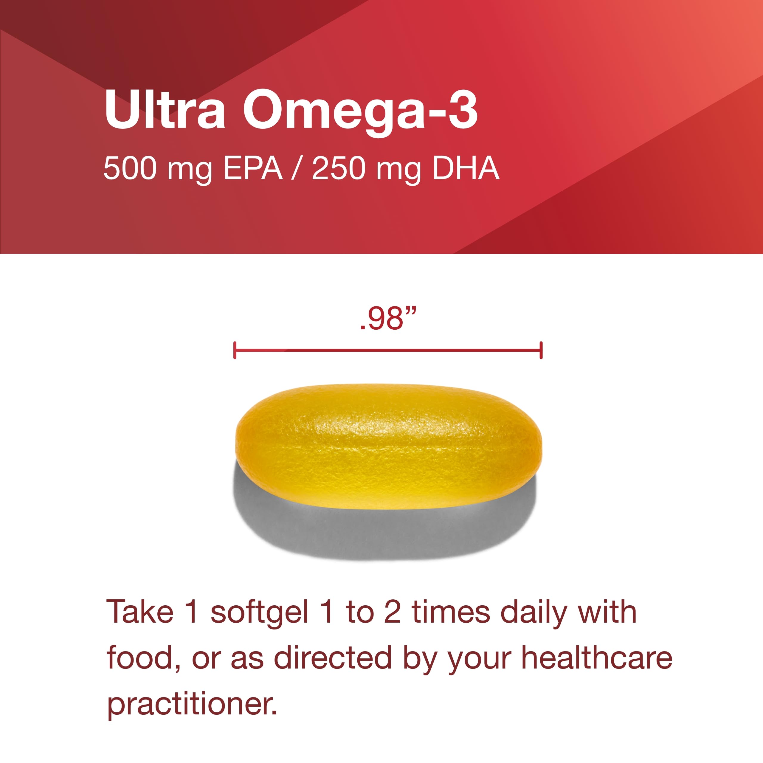 Gélules alignées PROTOCOL FOR LIFE BALANCE Omega-3, format pratique.